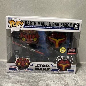Funko pop Darth Maul & Gar Saxon 2 pk